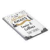 アドベンチャーアワイツゲストブックベビーシャワー ノートブック (右側)