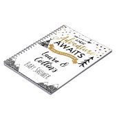 アドベンチャーアワイツゲストブックベビーシャワー ノートブック (左側)