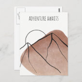 アドベンチャーアワイトキャンプ愛好家 ポストカード (正面/裏面)