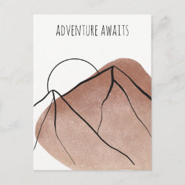 アドベンチャーアワイトキャンプ愛好家 ポストカード