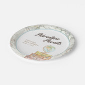 アドベンチャーアワイパーソナライズされたズベビーシャワープレート ペーパープレート (アングル)