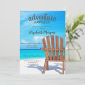 アドベンチャーアワイビーチチェアリタイアメントパーティー 招待状 (スタンド正面)