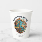 アドベンチャーアワイモダンズグローブベビーシャワー紙Cu 紙コップ (正面)