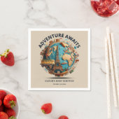 アドベンチャーアワイモダンズグローブベビーシャワー スタンダードカクテルナプキン (インサイチュ)