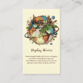 アドベンチャーアワイヴィンテージグローブベビーシャワー エンクロージャーカード (正面)