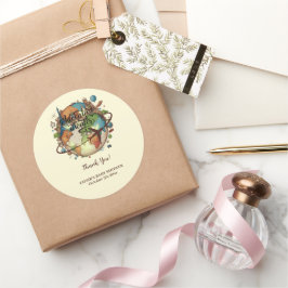 アドベンチャーアワイヴィンテージグローブベビーシャワー ラウンドシール