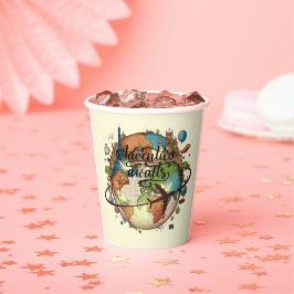 アドベンチャーアワイヴィンテージグローブベビーシャワー 紙コップ