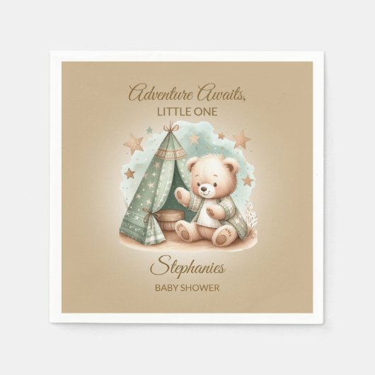 アドベンチャーアワイ男女兼用ツベアベビー スタンダードカクテルナプキン (正面)