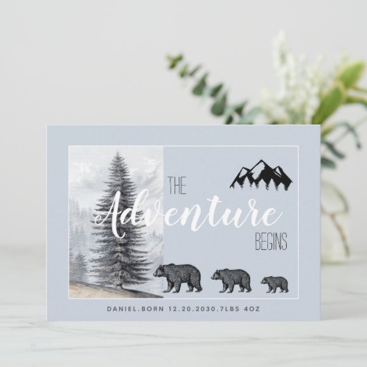 アドベンチャーアワイ素朴ズウッドランドベアーズ誕生 案内状 (スタンド正面)