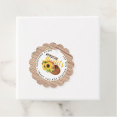 アドベンチャーアワイ素朴ズサンフラワーベビーシャワー フェイバータグ (インサイチュ)