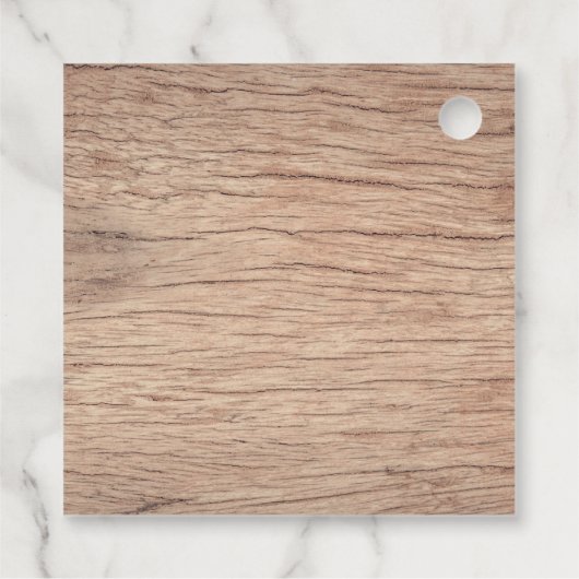 アドベンチャーアワイ素朴ズサンフラワーベビーシャワー フェイバータグ (裏面)