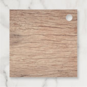 アドベンチャーアワイ素朴ズパープルフラワーベビーシャワー フェイバータグ (裏面)