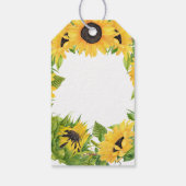 アドベンチャーアワイ素朴ツサンフラワーズブライダルシャワー ギフトタグ (裏面)