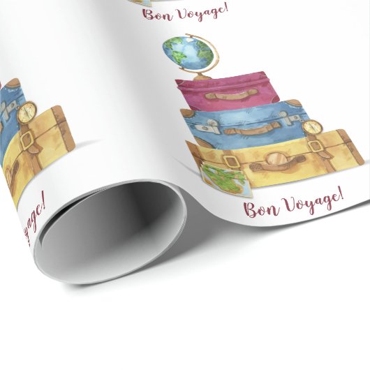 アドベンチャーアワイ遠くにツスーツケースGoing Farewell Cla ラッピングペーパー (ロールコーナー)