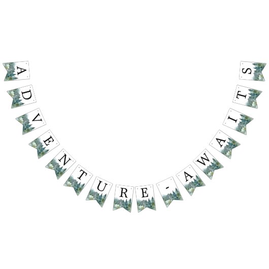 アドベンチャーアワits素朴な山々 バンティングフラッグ (全)