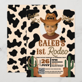 アドベンチャーインザウェストワイルド1 ONE 1st Rodeoパーティー 招待状