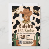 アドベンチャーインザウェストワイルド1 ONE 1st Rodeoパーティー 招待状 (正面)