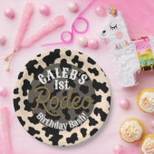 アドベンチャーインザワイルドウエストロデオ誕生日 ペーパープレート (パーティー)