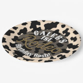 アドベンチャーインザワイルドウエストロデオ誕生日 ペーパープレート (アングル)