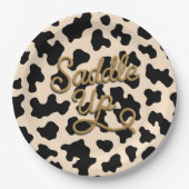 アドベンチャーインザワイルドウエストロデオ誕生日 ペーパープレート (正面)