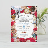 アドベンチャーインワンダーランド不機嫌ティーパーティー誕生日 招待状 (スタンド正面)