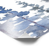 アドベンチャーウィンターツリーベビーシャワーへようこそ フォトプリント (角)