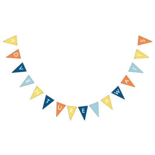 アドベンチャーウェイズフラッグパーティーバナー バンティングフラッグ (全)