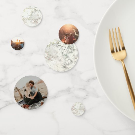 アドベンチャーウェディングシャワー マップ コンフェッティ (グループ)