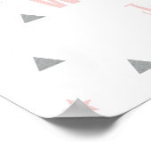 アドベンチャーウェルカムサインピンクガール ポスター (角)