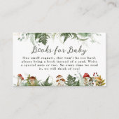 アドベンチャーウッドランドキノコ男の赤ちゃんシャワー エンクロージャーカード (正面)