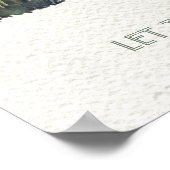 アドベンチャーウッドランドナショナルパークベビーウェルカムサイン ポスター (角)