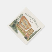 アドベンチャーウッドランド国立公園赤ちゃんシャワー スタンダードカクテルナプキン (角)