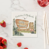 アドベンチャーウッドランド国立公園赤ちゃんシャワー スタンダードカクテルナプキン (インサイチュ)