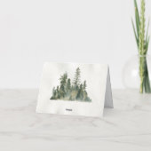 アドベンチャーウッドランド国立森林サンキューノート サンキューカード (裏面)