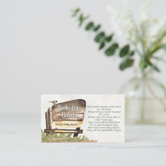 アドベンチャーウッドランド国立森林本ベビー エンクロージャーカード (スタンド正面)