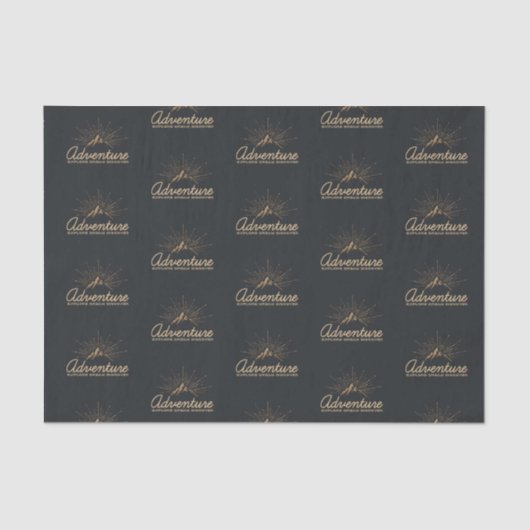 アドベンチャーエクスプロードリームディスカバータイポグラフィ 薄葉紙 (正面)