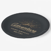 アドベンチャーエクスプロードリームディスカバー誕生日 ペーパープレート (アングル)