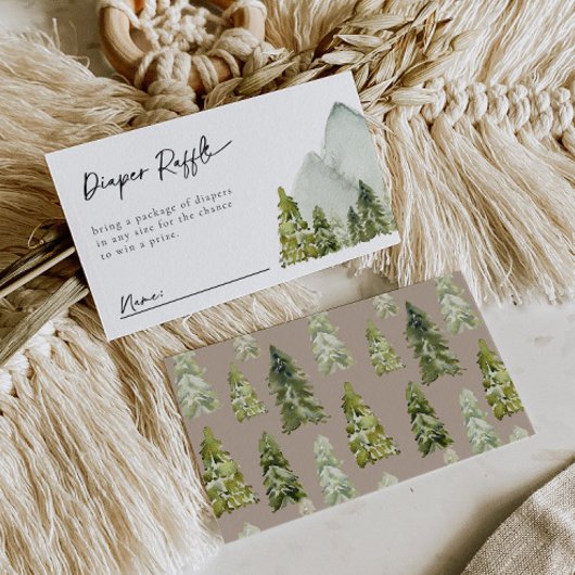 アドベンチャーオムツラッフルカード エンクロージャーカード