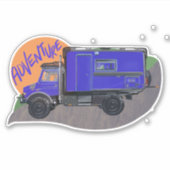 アドベンチャーオーバーランドステッカー シール (正面)