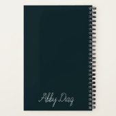 アドベンチャーカスタム写真旅行誌 ノートブック (裏面)