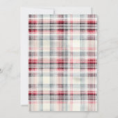 アドベンチャーカヌーウッドワゴンマウンテンウェディングシャワー 招待状 (裏面)