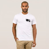 アドベンチャーカヌーロゴT - Bella Canvas Tシャツ (正面フル)