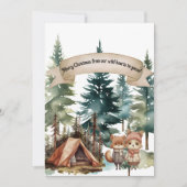 アドベンチャーカワイカップルかわいい屋外クリスマス シーズンカード (正面)
