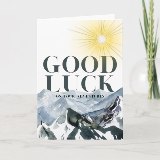 アドベンチャーカードで頑張ろう サンキューカード (正面)