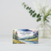 アドベンチャーガイドブルーウォーターカラーフォレストマウンテン 名刺 (スタンド正面)