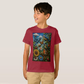 アドベンチャーガーデン 3D モザイクTシャツ Tシャツ (正面フル)