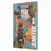 アドベンチャーガールパーソナライズされたトラベルテーマ クリップボード (左)