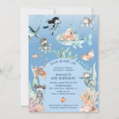 アドベンチャーキッズビーチ誕生日 招待状 (正面)