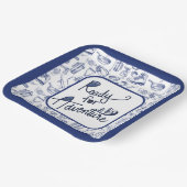 アドベンチャーキャンプギアパターン ペーパープレート (傾斜あり)