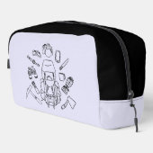 アドベンチャーギアトイレタリーバッグ | キャンプの必需品 ドップキット (右コーナー)